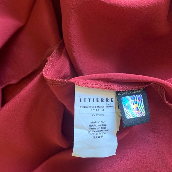 Just Cavalli Women’s One Shoulder Silky Top - Picture 5 of 5